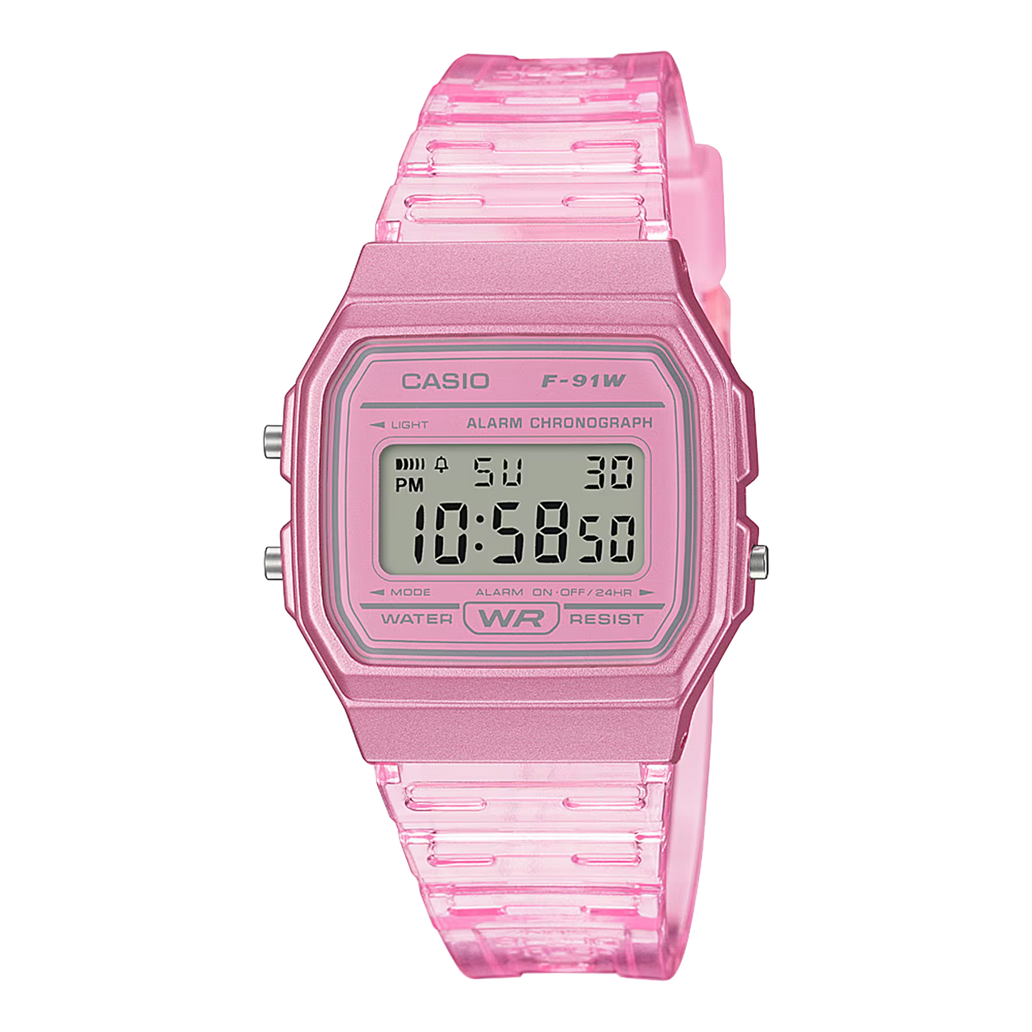 Pink - Wrist-A-Hit™ - F-91WS-4CF (CCW-F-91WS-4CF)