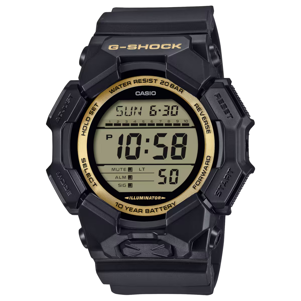 B/G - Wrist-A-Hit™ - G-Shock GD010GB-1A9 (CCW-GD010GB-1A9)