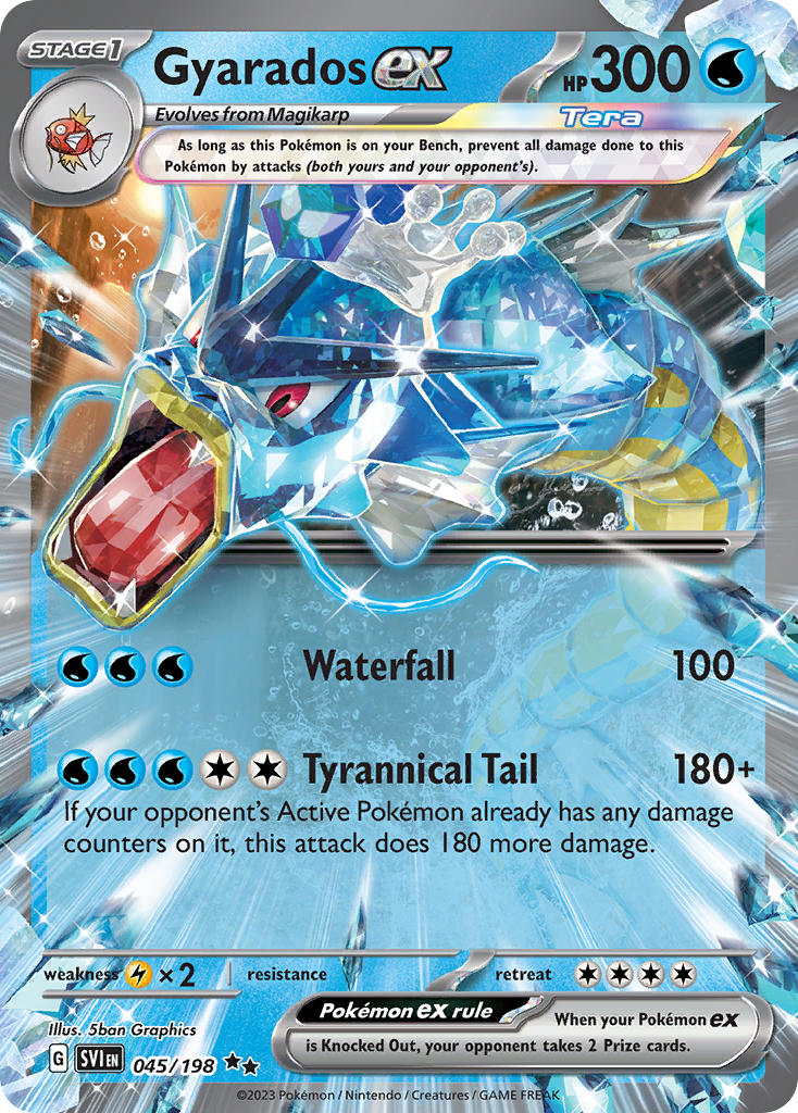 Gyarados ex · Scarlet & Violet (SVI) #045
