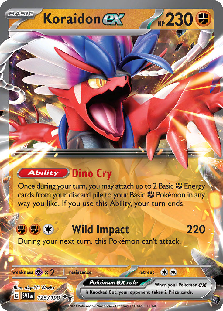 Koraidon ex · Scarlet & Violet (SVI) #125