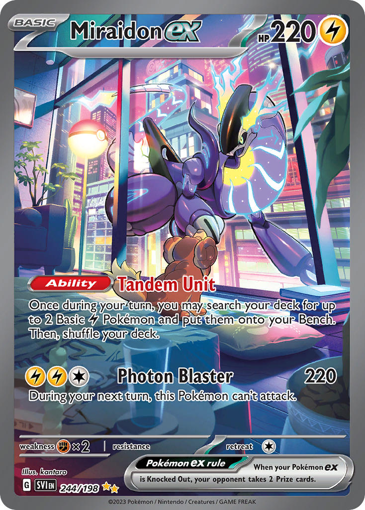 Miraidon ex · Scarlet & Violet (SVI) #244
