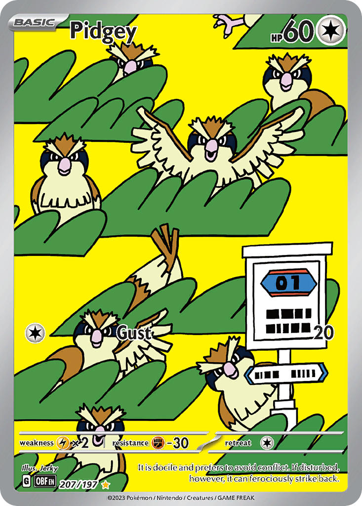 Pidgey · Obsidian Flames (OBF) #207