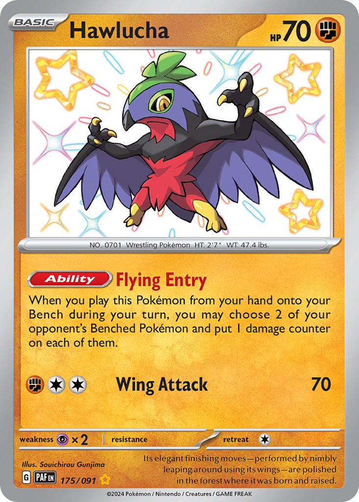 Hawlucha · Paldean Fates (PAF) #175