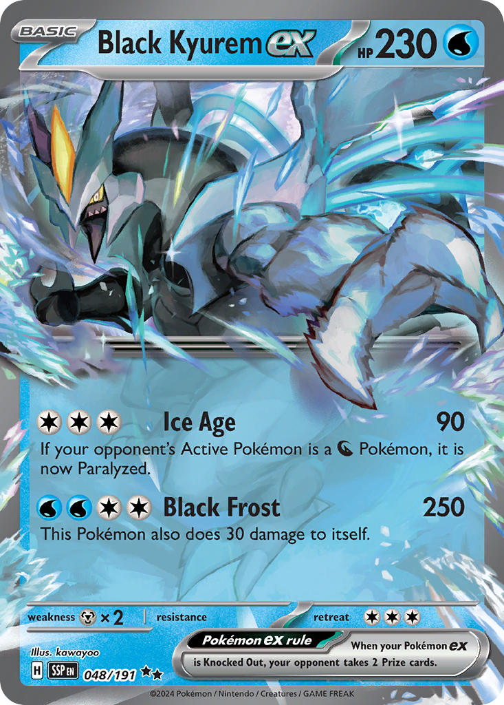 Black Kyurem ex · Surging Sparks (SSP) #048