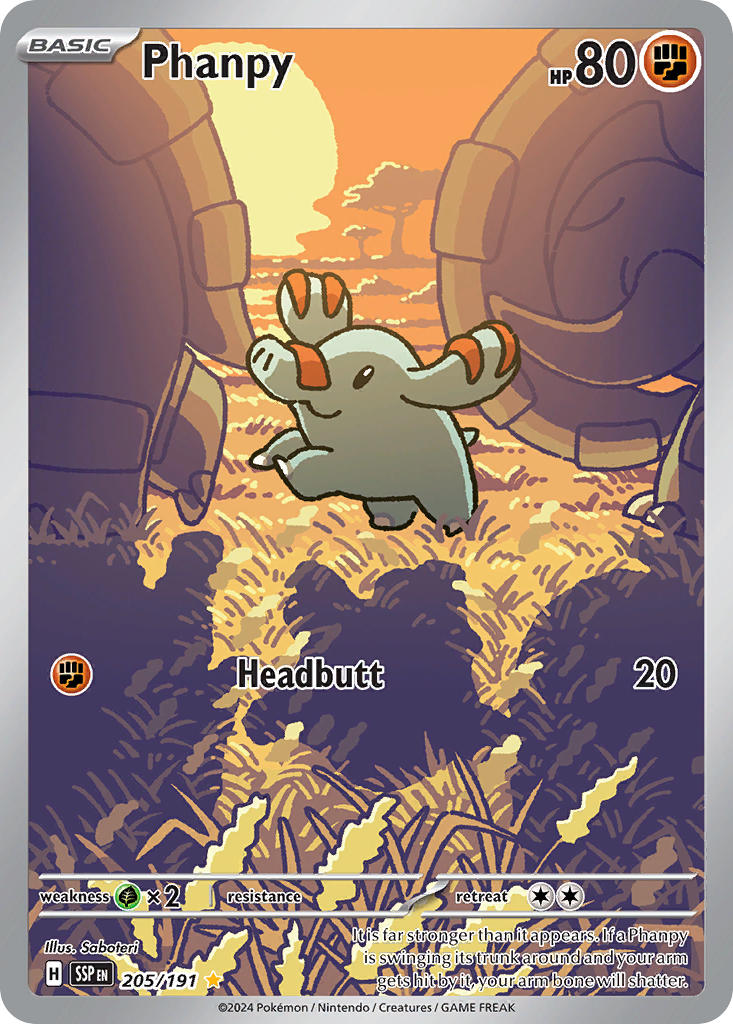 Phanpy · Surging Sparks (SSP) #205