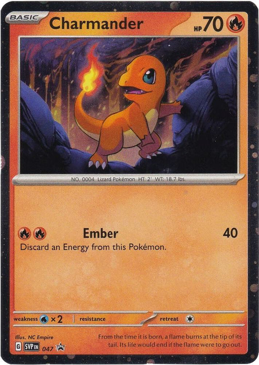 Charmander - 047 (Cosmo Holo) - SV: Scarlet & Violet Promo Cards (SVP)
