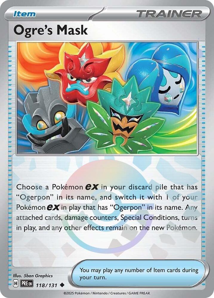 Ogre's Mask (Poke Ball Pattern) - Prismatic Evolutions (PRE) #118