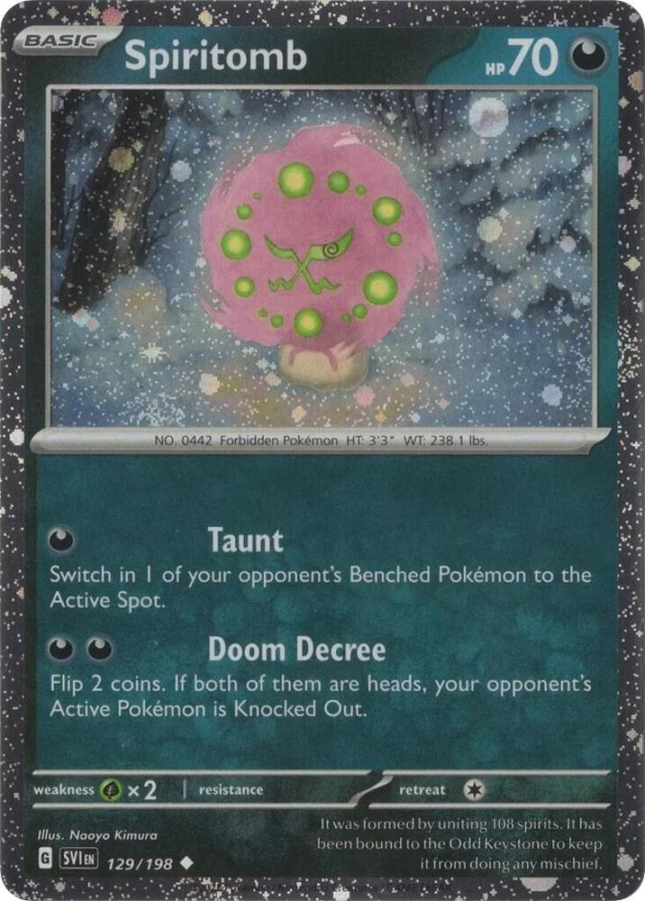 Spiritomb - (SVI) #129 (Cosmo Holo) - SV: Base (SVP)