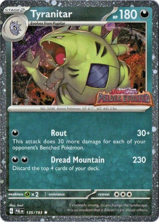 Tyranitar - (PAL) #135 (Stamped Holo) - SV: Paldea Evolved (SVP)