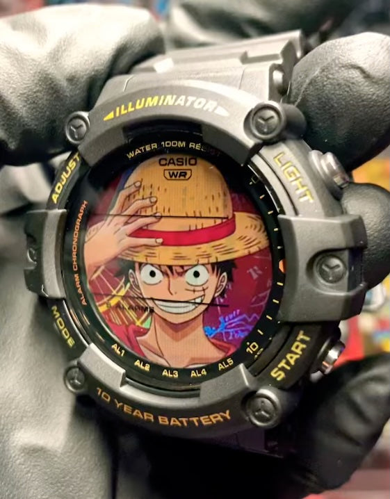 Wrist-A-Hit™ Monkey D. Luffy Custom Casio Watch (CCW-OP-ST01-001)