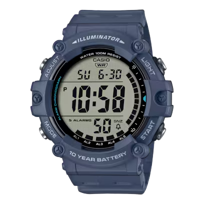 Blue - Wrist-A-Hit™ Custom Casio Watch - AE1500WH-2AV (CCW-AE1500WH-2AV)