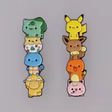 Character Enamel Pin Set of Two Pins (PA-2)