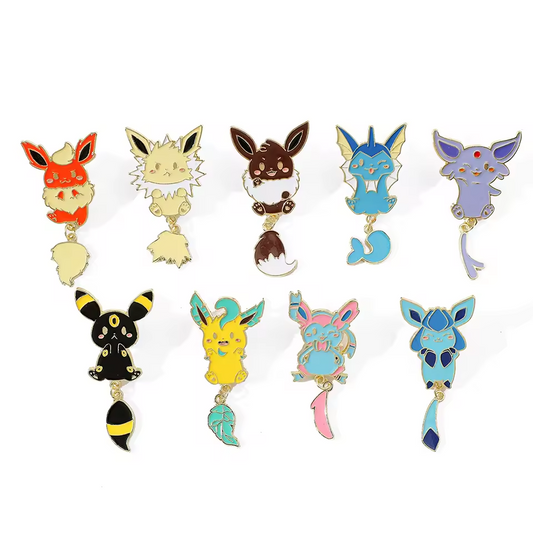 Character Enamel Pin Set of Nine Pins (PA-5)