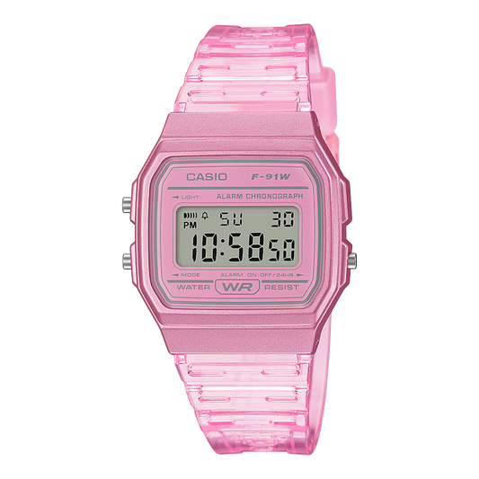Pink - Wrist-A-Hit™ - F-91WS-4CF (CCW-F-91WS-4CF)