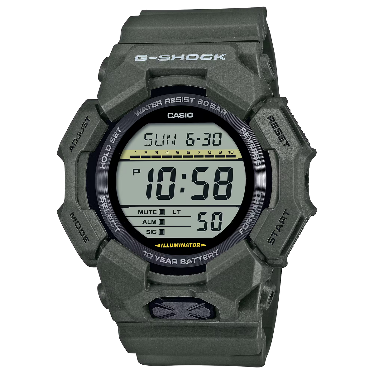 Green - Wrist-A-Hit™ - G-Shock GD010-3 (CCW-GD010-3)