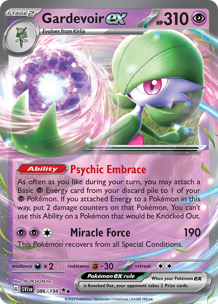 Gardevoir ex · Scarlet & Violet (SVI) #086