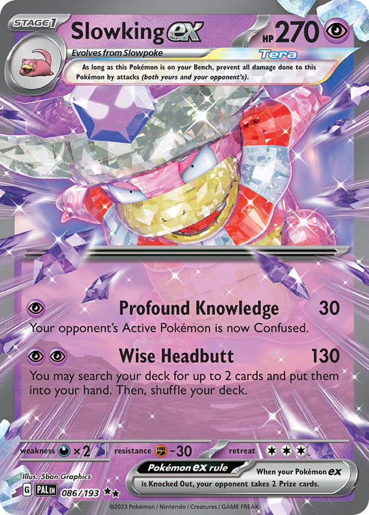 Slowking ex · Paldea Evolved (PAL) #086