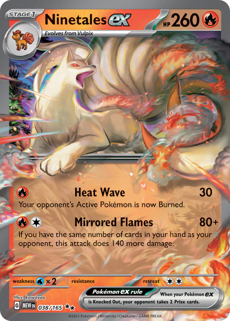 Ninetales ex · 151 (MEW) #038