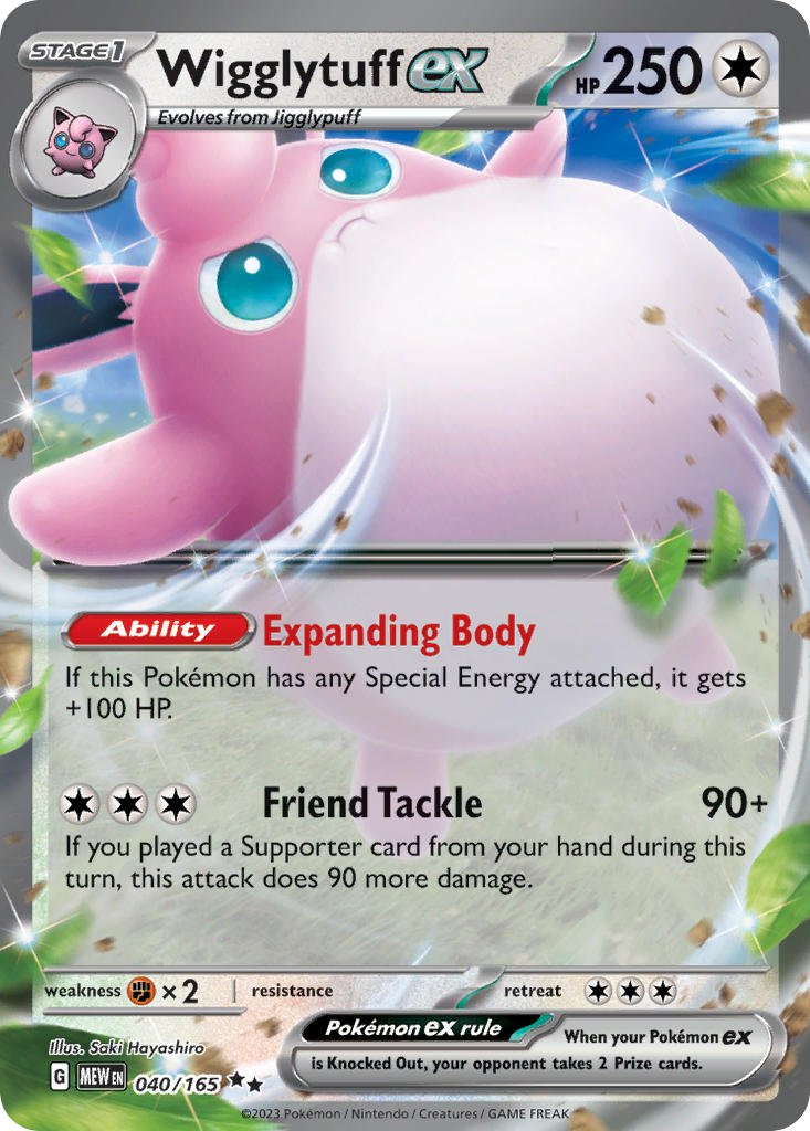 Wigglytuff ex · 151 (MEW) #040