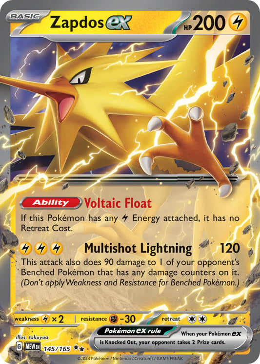 Zapdos ex · 151 (MEW) #145