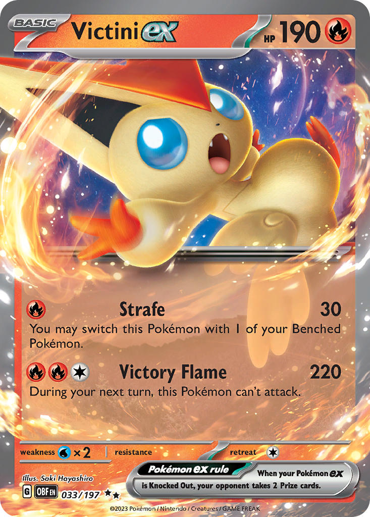 Victini ex ·  Obsidian Flames (OBF) #033