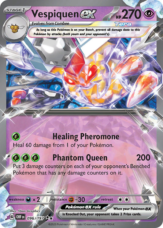 Vespiquen ex · Obsidian Flames (OBF) #096