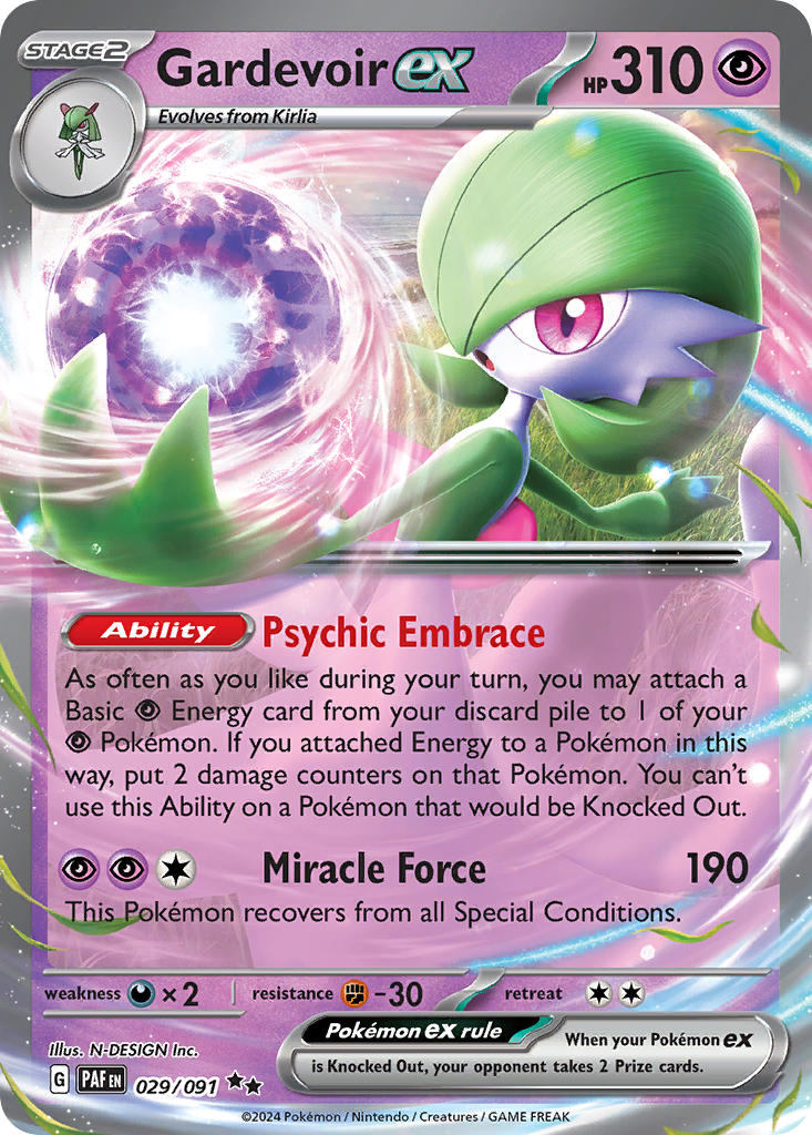 Gardevoir ex · Paldean Fates (PAF) #029