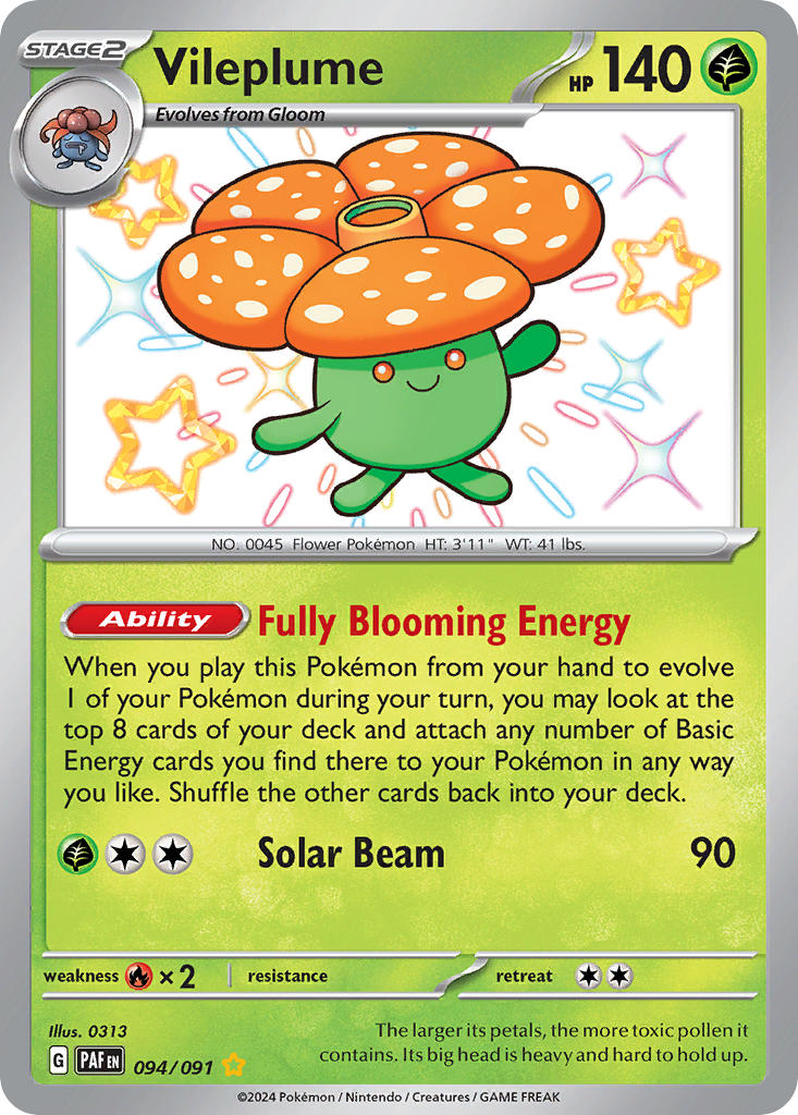 Vileplume · Paldean Fates (PAF) #094
