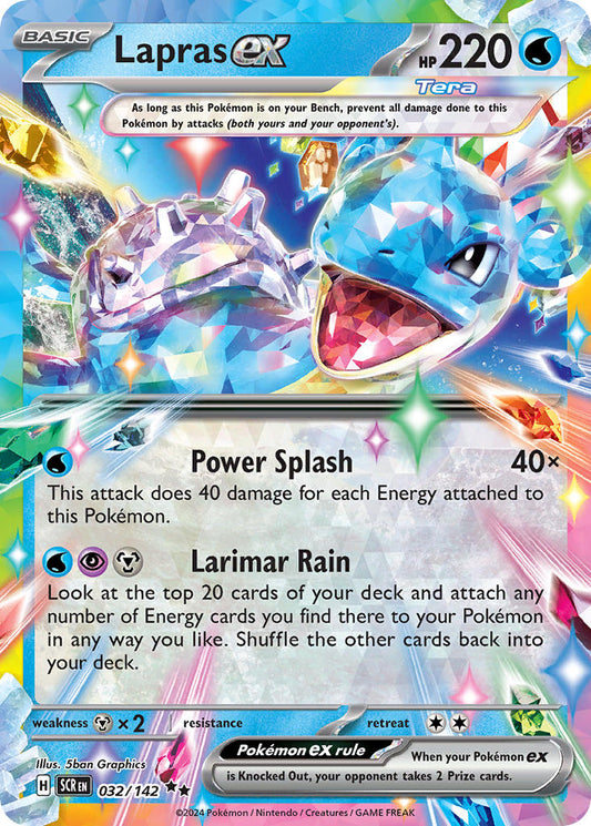 Lapras ex · Stellar Crown (SCR) #032