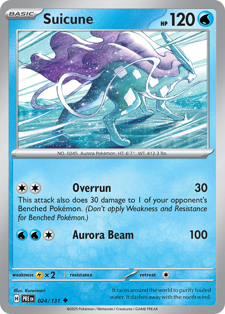 Suicune · Prismatic Evolutions (PRE) #024