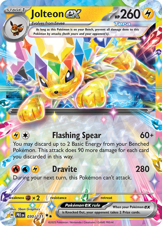 Jolteon ex · Prismatic Evolutions (PRE) #030