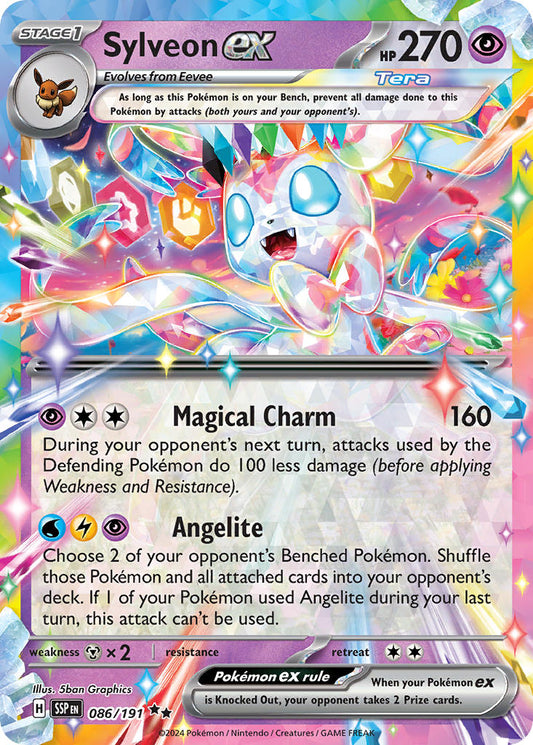 Sylveon ex · Surging Sparks (SSP) #086