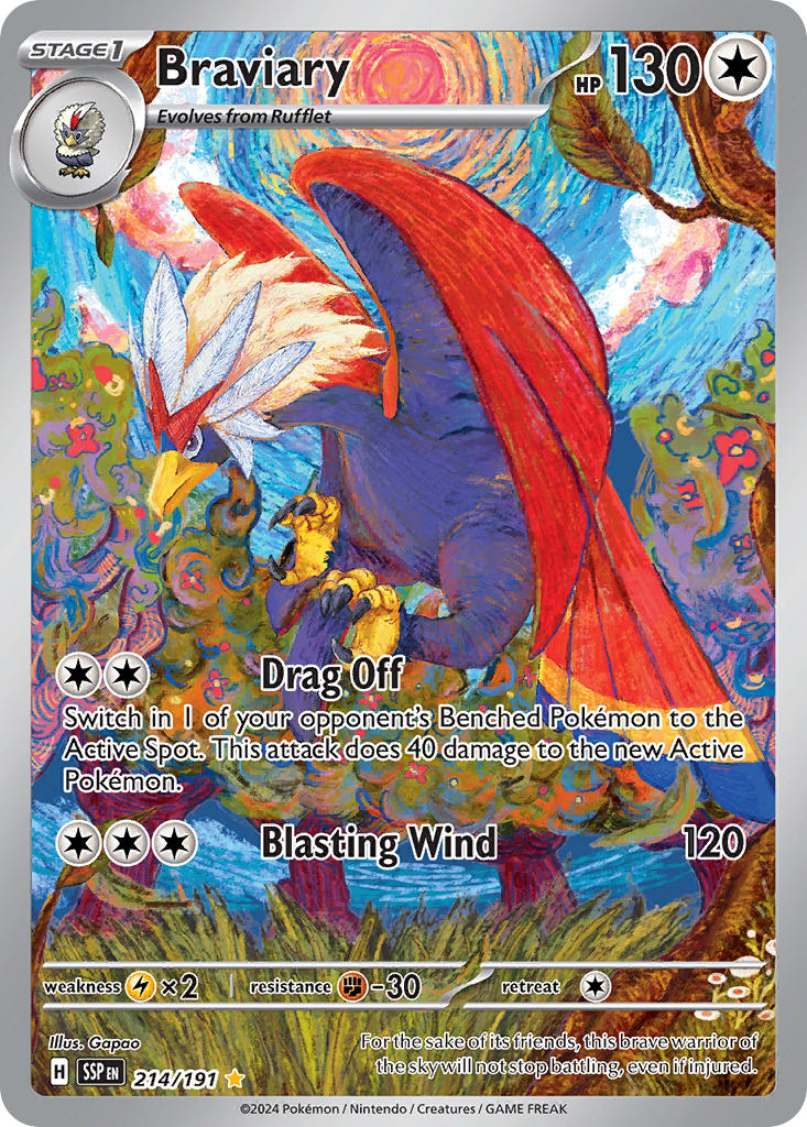 Braviary · Surging Sparks (SSP) #214
