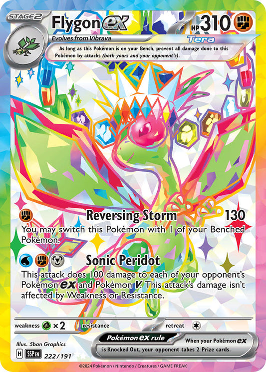 Flygon ex · Surging Sparks (SSP) #222