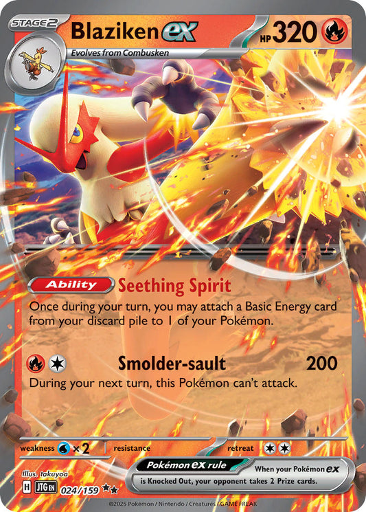 Blaziken ex · Journey Together (JTG) #024