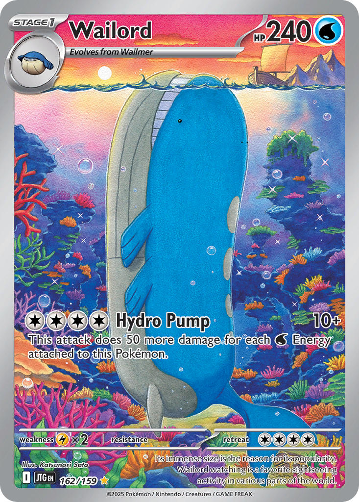 Wailord · Journey Together (JTG) #162