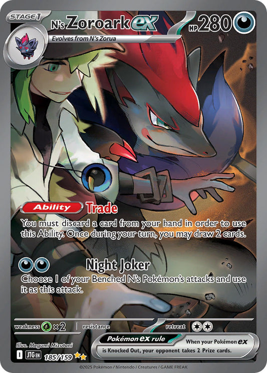N’s Zoroark ex · Journey Together (JTG) #185