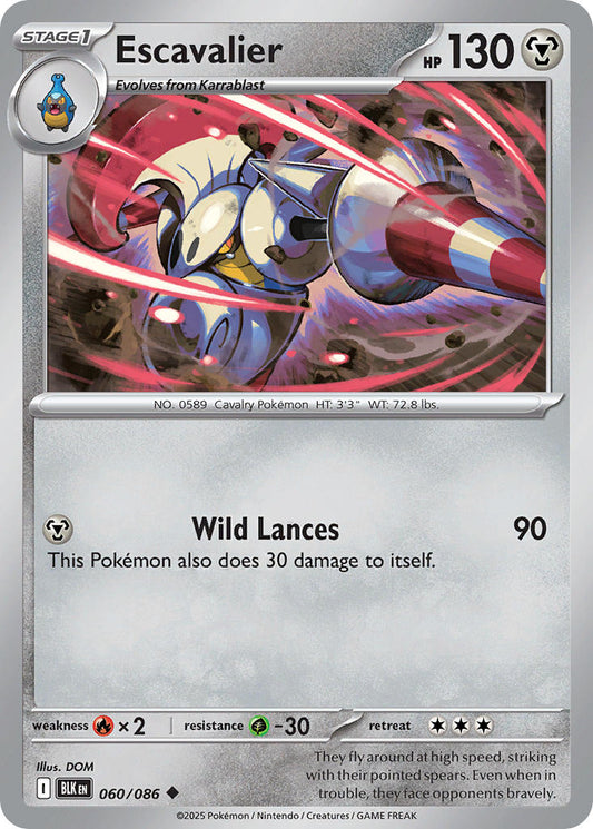 Escavalier (Poke Ball Pattern) - Black Bolt (BLK) #060